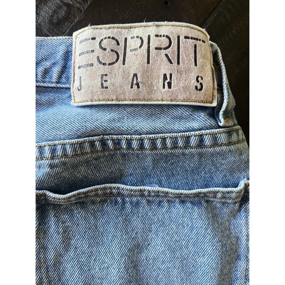 Vintage Esprit Jeans High Waist Light Wash 90’s Y2K Size 11/12 12 Tapered Leg - Picture 10 of 15